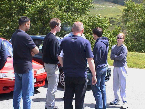 Wales meet2 gang chatting